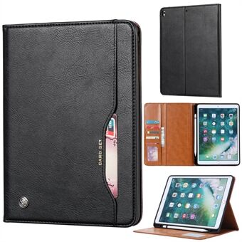 PU Leather Stand Wallet Protective Case with Pen Slot for iPad Air 10.5 inch (2019)