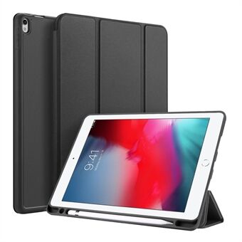 DUX DUCIS Tri-fold Stand PU Leather Tablet Shell with Pen Holder for Apple iPad Air 10.5 inch (2019) / iPad Air 3 / iPad Air (3rd generation)