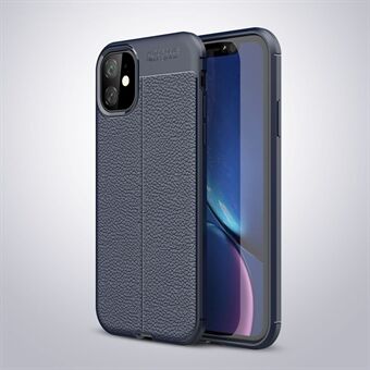 Litchi Texture Soft TPU Back Case for iPhone 11 6.1 inch (2019)