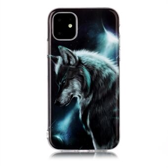 Animal Pattern Printing IMD Flexi TPU Phone Cover Case for iPhone 11 6.1 inch (2019)