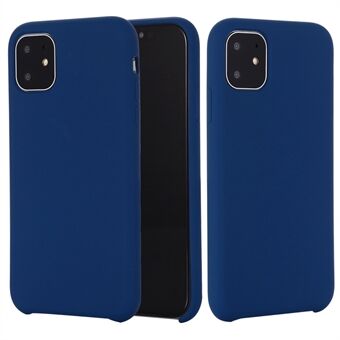 Anti-scratch Soft Liquid Silicone Phone Shell Mobile Phone Bag Case for iPhone 11 6.1 inch (2019)