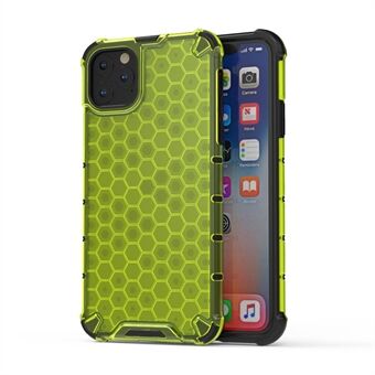 Honeycomb Pattern Shock-proof TPU + PC Combo Case for iPhone 11 6.1 inch (2019)