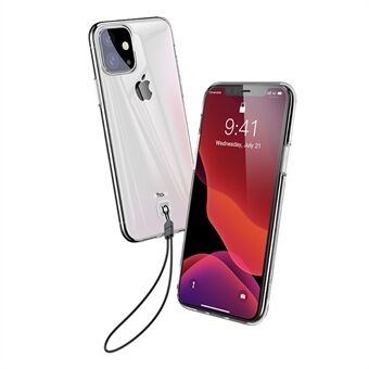 BASEUS Clear TPU Phone Protective Case with Strap for Apple iPhone 11 6.1 inch (2019)