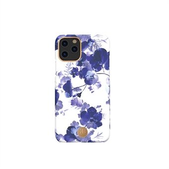 KINGXBAR Flower Series PC Phone Cover with Magnetic Sheet for Apple iPhone 11 6.1 inch