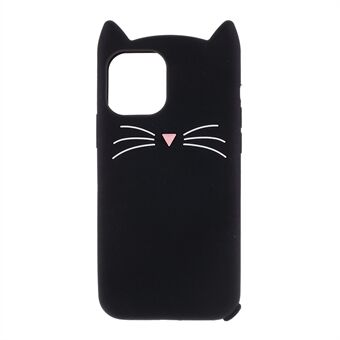 3D Mustache Cat Silicone Soft Case Phone Cover for iPhone 11 6.1 inch