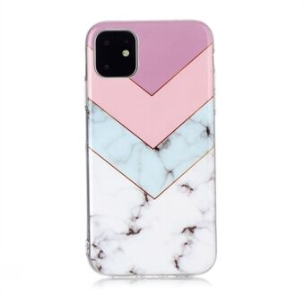 Marble Pattern IMD TPU Shell Case for iPhone 11 6.1-inch