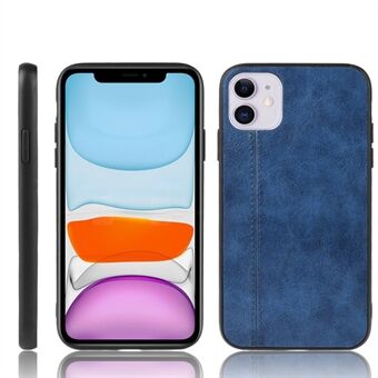 Leather Coated PC + TPU Combo Shell Case for iPhone 11 6.1 inch