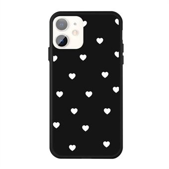 Heart Pattern Matte TPU Phone Case for iPhone 11 6.1-inch