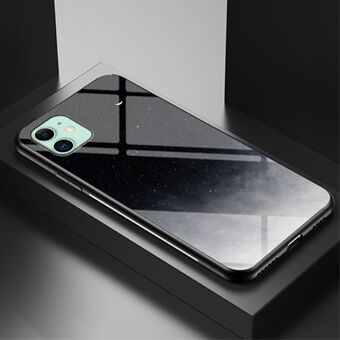 Starry Sky Tempered Glass + PC + TPU Hybrid Case for iPhone 11 6.1 inch