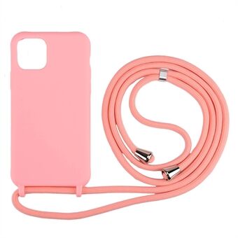 Soft TPU Case Phone Case with Multi-function Strap for iPhone 11 6.1-inch Integral Molding Design