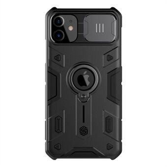 NILLKIN CamShield Armor Case for iPhone 11 6.1 inch Hard PC and Soft TPU Hybrid Shell with Ring Kickstand