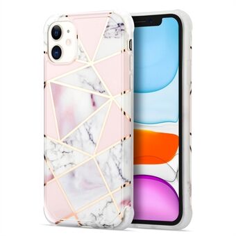 Marble Pattern Electroplating IMD TPU Back Case for iPhone 11 6.1 inch