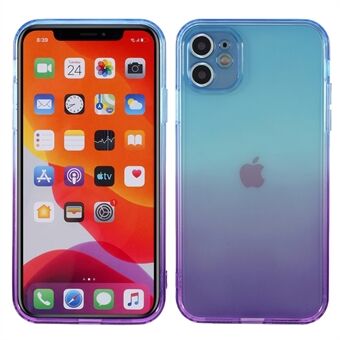 Gradient Color Glossy Shock-Absorbed TPU Phone Case Cover for iPhone 11 6.1 inch
