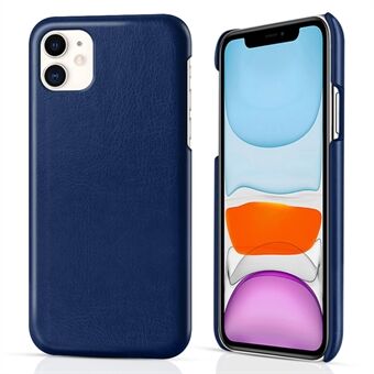 KSQ Vintage Crazy Horse Texture PU Leather Coated PC Shockproof Protective Case for iPhone 11 6.1 inch