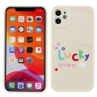 Lucky Shockproof Ultra-thin Soft TPU Pattern Printing Cover for iPhone 11 6.1 inch