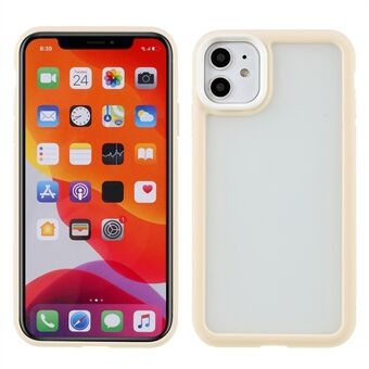 TPU + Matte Acrylic Dual-layer Protection Stylish Cell Phone Protective Cover Case for iPhone 11 6.1 inch