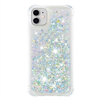 Reinforced Corner Anti-fall Quicksand Glitter TPU Protective Phone Case Shell for iPhone 11 6.1 inch