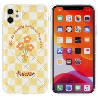For iPhone 11 6.1 inch Stylish Pattern Printed Shockproof Anti-drop Soft TPU Cell Phone Case