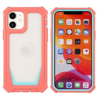For iPhone 11 6.1 inch TPU Frame + Acrylic Back Cell Phone Case Detachable 2-in-1 Case Anti-fall Phone Cover