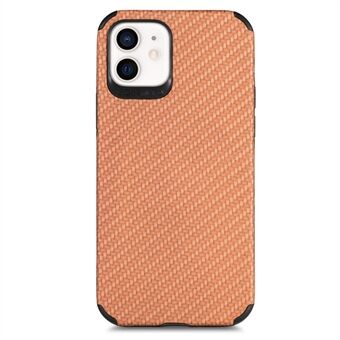 Mobile Phone Flip Case for iPhone 11 6.1 inch, Carbon Fiber Texture PU Leather Coated PVC + Soft TPU Anti-scratch Phone Cover