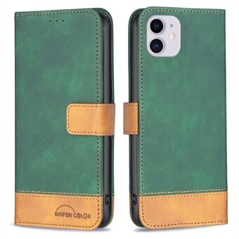 BINFEN COLOR BF Leather Case Series-7 Style 11 PU Leather Shell for iPhone 11 6.1 inch, Skin Touch Leather Folio Flip Wallet Stand Phone Case Accessory