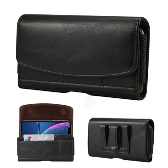 5.8 inch PU Leather Holster Case for iPhone XS, Size: 15.5 x 8 x 1.8cm