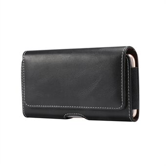 Universal Wear-resistant Leather Waist Bag for 4.7-5.2 Inch Smart Phone