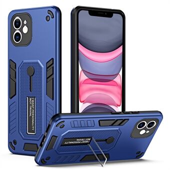 Kickstand Cell Phone Case for iPhone 11 Ring Strap TPU+PC Shockproof Protective Phone Cover