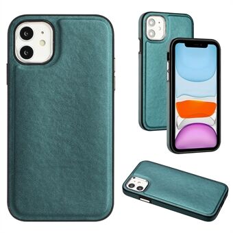 YB Leather Coating Series-6 For iPhone 11 Back Shell Cell Phone Guard Cover PU Leather+TPU Case