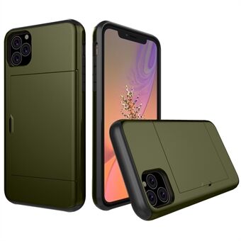Plastic + TPU Hybrid Card Holder Case for iPhone 11 Pro 5.8 inch (2019)