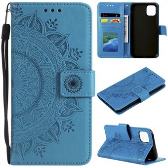 Imprint Flower Leather Wallet Case for iPhone 11 Pro 5.8 inch (2019)