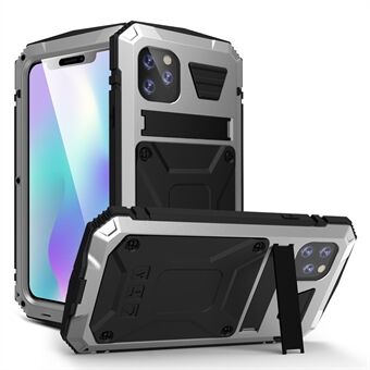 Tank Series Full Protection Kickstand Metal Frame Phone Case for iPhone 11 Pro 5.8 inch
