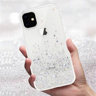Glitter Sequins Inlaid Style TPU Phone Casing for iPhone 11 Pro 5.8-inch