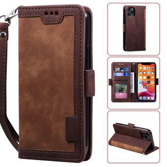 Retro Splicing Leather Covering for iPhone 11 Pro 5.8 inch