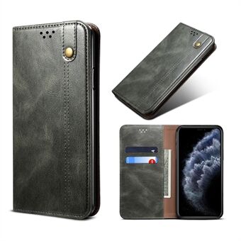 For iPhone 11 Pro 5.8 inch Oil Wax Crazy Horse Auto-absorbed Leather Protective Case