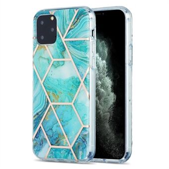 Marble Pattern Electroplating IMD 2.0mm TPU Case Cover for iPhone 11 Pro 5.8 inch