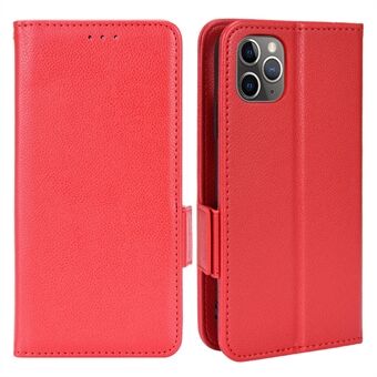Wallet Design Magnetic Clasp Litchi Texture Inner TPU+PU Leather Stand Case Mobile Phone Cover for iPhone 11 Pro 5.8 inch