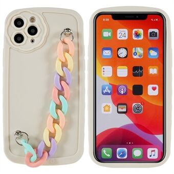 Anti-drop Soft TPU Case for iPhone 11 Pro 5.8 inch Precise Cutout Protective Phone Shell Strap Design Shockproof Phone Cover