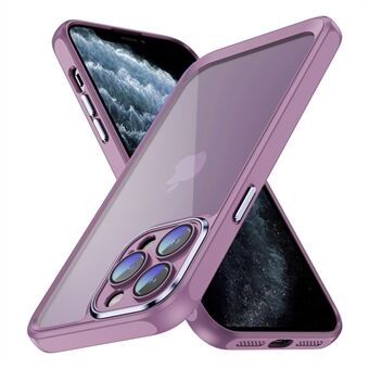 For iPhone 11 Pro Transparency Acrylic Back + Soft TPU Case Shockproof Protective Phone Cover