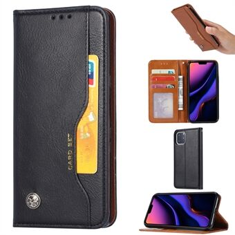 Auto-absorbed Leather Wallet Case for iPhone 11 Pro Max 6.5 inch (2019)