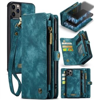 CASEME 008 Series Shockproof Case for iPhone 11 Pro Max 6.5 inch (2019) Detachable 2-in-1 PU Leather Wallet Phone Case