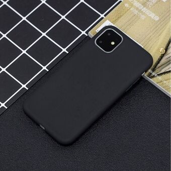 Solid Color Candy TPU Phone Case for iPhone 11 Pro Max 6.5 inch (2019) - Black
