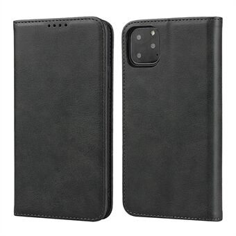 Auto-absorbed Leather Stand Phone Cover Wallet Case for iPhone 11 Pro Max 6.5 inch