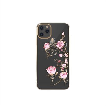 KAVARO Flower Fairy PC Phone Case Rhinestone Decor Cover for Apple iPhone 11 Pro Max 6.5 inch