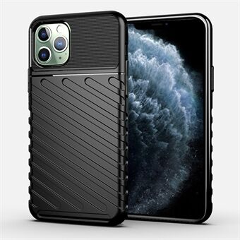 Thunder Series Twill Texture Soft TPU Back Case for iPhone 11 Pro Max 6.5 inch