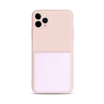 Soft Silicone Phone Protective Cover with Card Slot for iPhone 11 Pro Max 6.5 inch