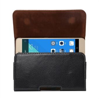 Split Leather Pouch Business Holster for iPhone 8 Plus / 7 Plus / Samsung Note 8 / A9, Size: 162 x 81 x 12mm