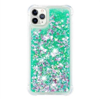 Colorful Quicksand Series Flowing Liquid Floating Drop-proof Well-protected Soft TPU Phone Case Shell for iPhone 11 Pro Max 6.5 inch