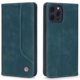 POLA 008 Series Vintage PU Leather Flip Wallet Case Auto Closing Magnetic Shockproof Protective Phone Cover with Stand for iPhone 11 Pro Max 6.5 inch