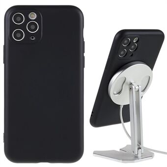Liquid Series for iPhone 11 Pro Max 6.5 inch Magnetic Case Liquid Silicone TPU Edge Camera Protection Cover